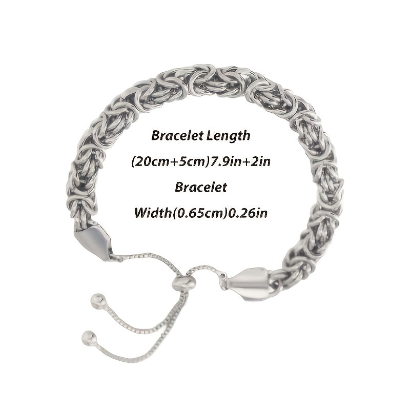 Magazzino Locale, Migliora il Tuo Stile con Questo Bracciale Unisex Regolabile in Argento Sterling 925 con Corda Twisted, Perfetto per San, Natale o Regali di Anniversario, Fornito con una Bellissima Confezione Regalo