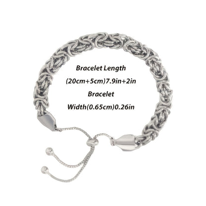 Magazzino Locale, Migliora il Tuo Stile con Questo Bracciale Unisex Regolabile in Argento Sterling 925 con Corda Twisted, Perfetto per San, Natale o Regali di Anniversario, Fornito con una Bellissima Confezione Regalo