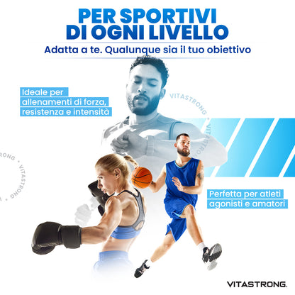 Creatina Monoidrata 3000 mg CreaStrong, Creatina in Polvere Senza Additivi, Creatina Vitastrong 250 g Solubile