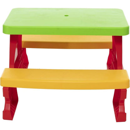 Gruppo di sedute per bambini da esterno - Tavolo da picnic con panche, resistente alle intemperie, vari colori