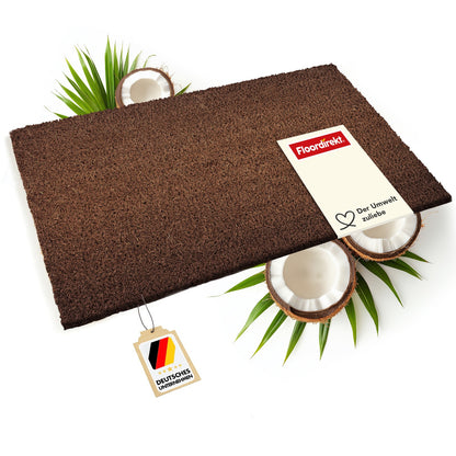 FLOORDIREKT Tappetino in Cocco - Tappetino per Ingresso Interno & Esterno - Tappetino per Porta d'Ingresso - Disponibile in 5 Colori & 3 Misure