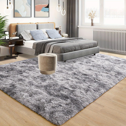 Morbidissimo Tappeto Moderno Grande per Interni, Lussuoso e Morbido per Soggiorno Camera da Letto Dormitorio Decorativo, Antiscivolo Peluche Soffice con Pelo, Comodo Tappetino Accento Pavimento Grigio Chiaro
