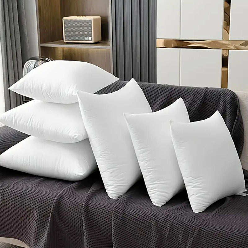 2/4 pezzi Imbottiture per cuscini quadrate morbide e soffici con chiusura a zip staccabile - 45X45/50X50 cm, cuscini decorativi multiuso per tutte le stagioni, adatti per letti, divani, decorazioni per la casa - Stile moderno
