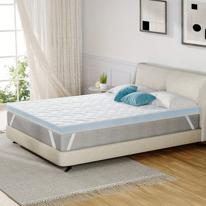 Bedstory 10CM O 7.5CM O 5CM Topper per Materasso, Doppia Flessibilità H3 & H4 Gel Cold Foam, Traspirante, Lavabile, Rivestimento 3D Rimovibile, Topper per Materasso per Letti a Scomparsa 90 100 120 140 160X200 180X200 200X200, Divano e Materassi Rigidi