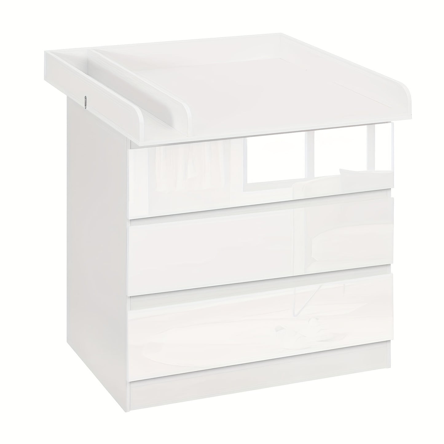 1 pz. Unità di cassetti contenitori, cassettiera con ripiani rimovibili con aggiunte, organizer contenitore, mobili per la casa, può essere comodino, organizer, mobile scaffale con 3 cassetti, camera da letto, soggiorno, bagno, bianco