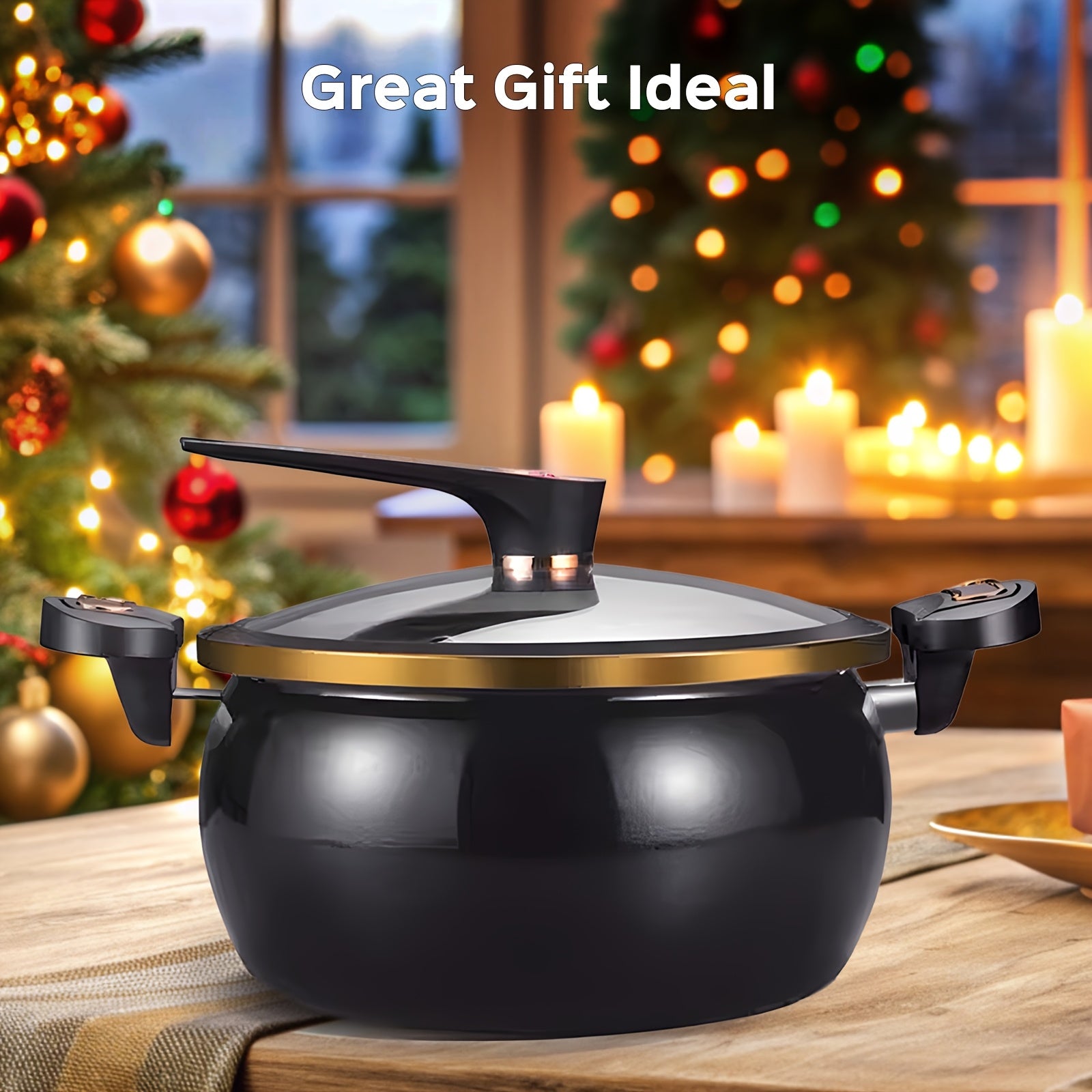 Pentola per zuppe multifunzionale da 8L di grande capacità, 28cm/11in, adatta per cucinare e stufare, compatibile con fornelli a gas e a induzione.