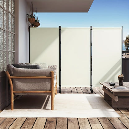 1 pz Schermo Privacy Pieghevole a 3 Parti | Uso Interno Esterno, Protezione Solare, Facile da Montare e Smontare, Facile da Pulire, Adatto per Giardini, Balconi, Terrazze, 255 X 182Cm, Materiale in Tessuto, Colore Misto