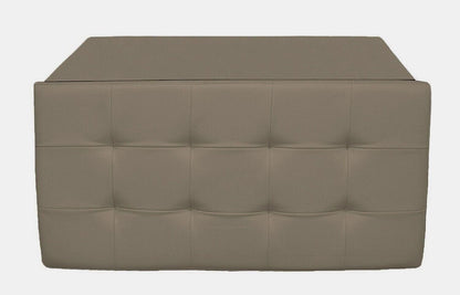 cecaro group POUFF POUF CONTENITORE ECOPELLE PANCA BAULE IMBOTTITO BOTTONI TRAPUNTATO VARI COLORI