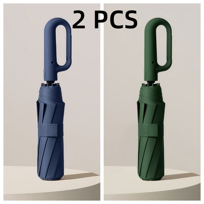 Ombrello pieghevole con fibbia completamente automatica, con protezione solare, specifiche 1 e 2 facoltative, adatto sia per uomini che per donne, ombrello da viaggio, con un diametro di 106 cm/41.2 pollici quando è aperto, robusto e durevole, ombrello di