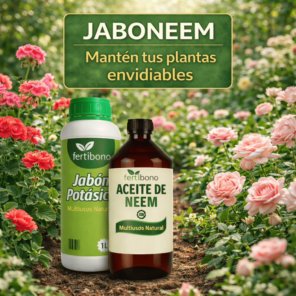 JaboNeem - Sapone al potassio con olio di cocco e di neem - 1L + 250ml - Soluzione multiuso - 100% biologico