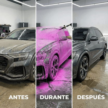 Refresh Cars Pink Foam 500ml - Shampoo Attivo Schiuma Rosa per Prelavaggio e Lavaggio Manuale Auto - Pulizia Profonda