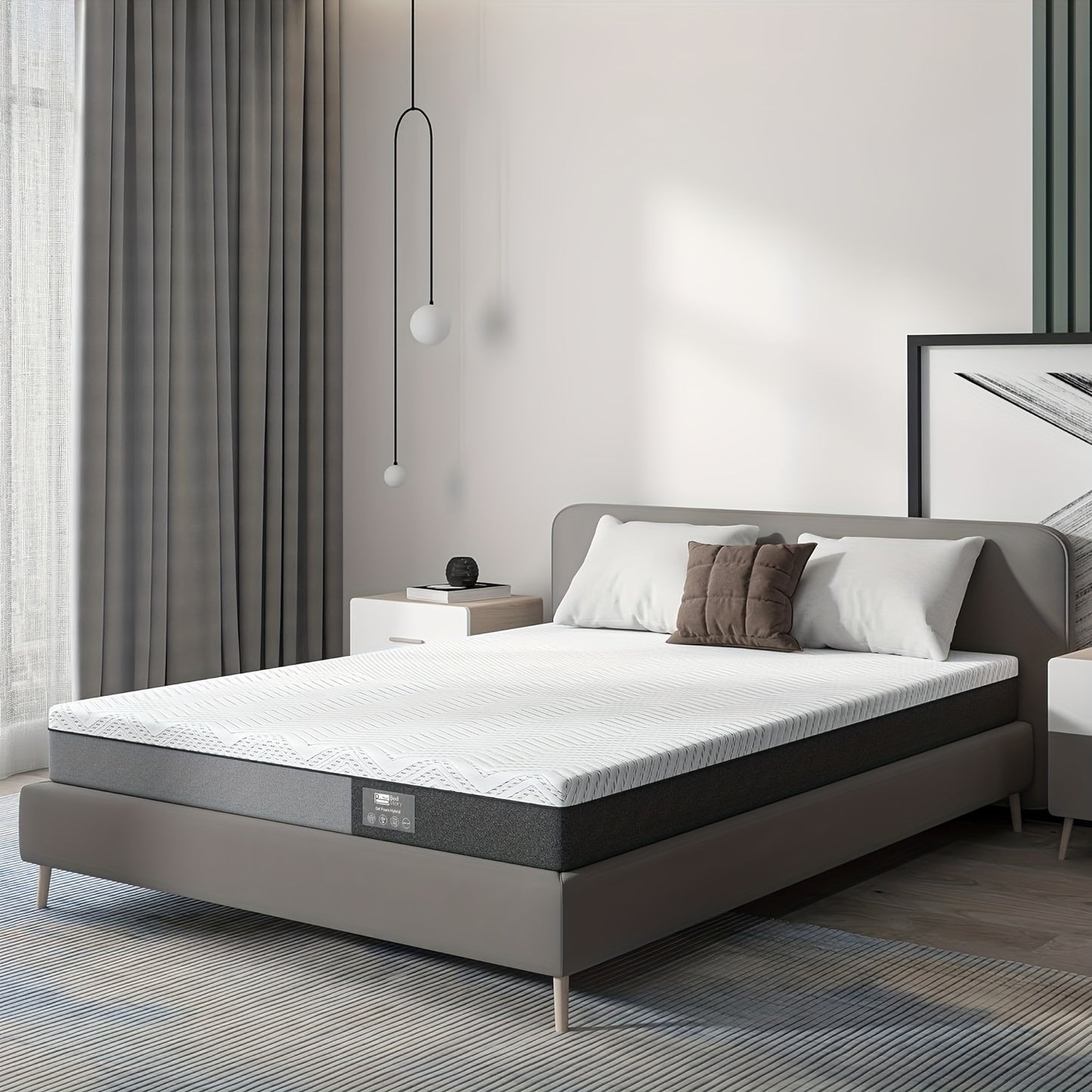 Il materasso ergonomico BedStory combina traspirabilità naturale e vestibilità anatomica per un sonno rinfrescante, con un generoso spessore di 16 cm.