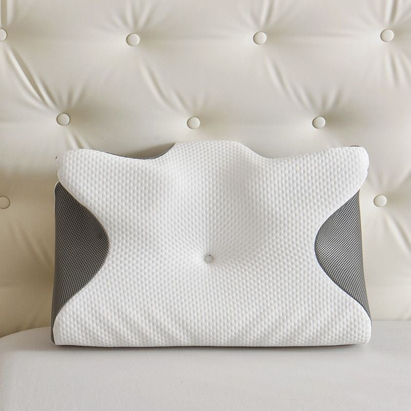 1 cuscino cervicale in spugna memory comfort per camper, ideale per chi dorme sul fianco. Allevia la pressione sul collo, con cerniera, rimovibile e lavabile, rilassa le spalle, solido, regalo perfetto per Natale e Capodanno.