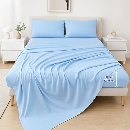 Lenzuolo con angoli estivo fresco - Ipoallergenico e traspirante, antiumidità, coprimaterasso trapuntato antiscivolo con elastico a 360°, antipiega, resistente allo sbiadimento, resistente al restringimento, lavabile in lavatrice (federa non inclusa).