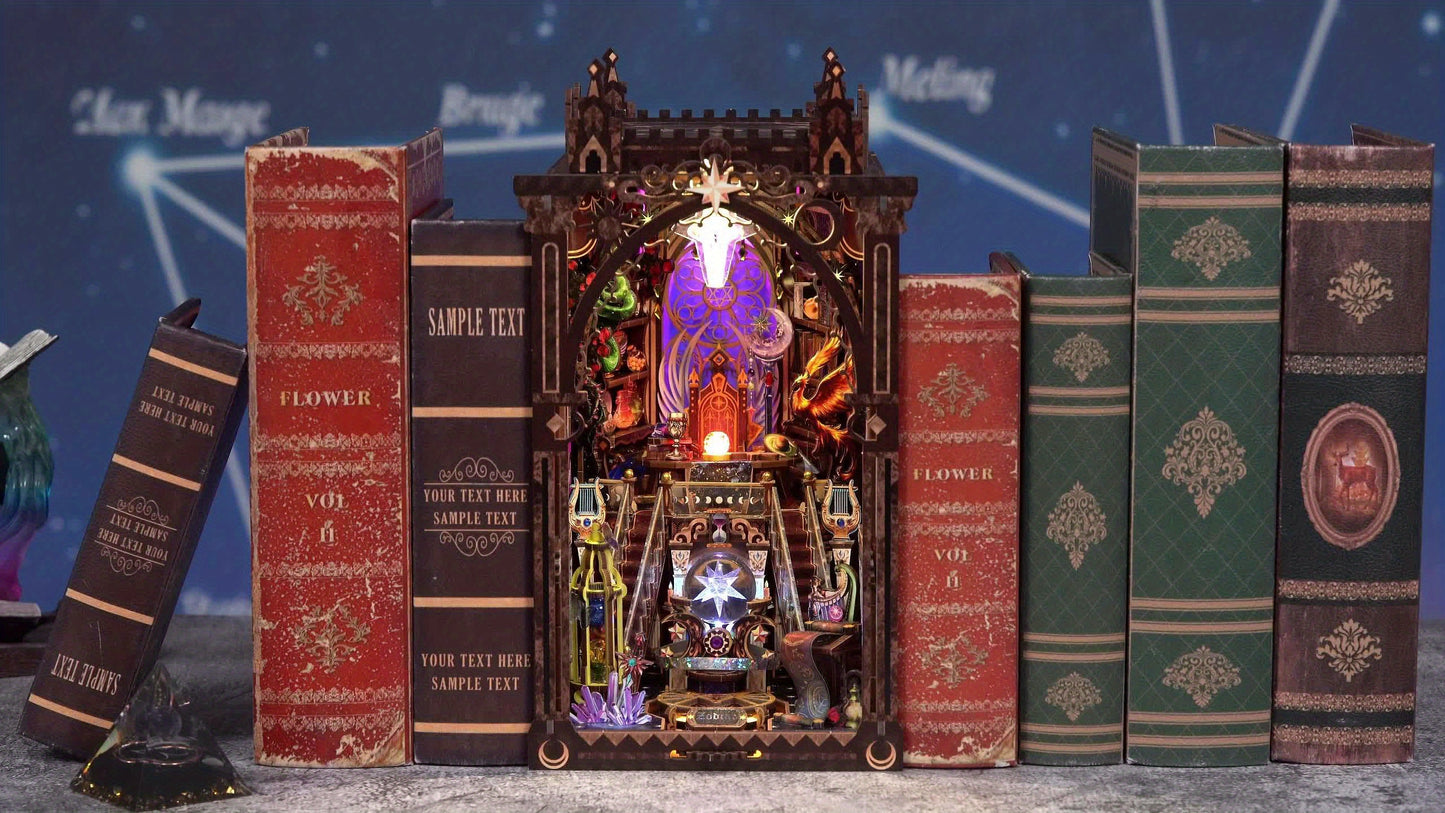 1 pezzo Puzzle 3D, Modello Zodiacale Fatto a Mano. Questo Kit di Assemblaggio Presenta Stili Decorativi con Modelli di Elementi Come i Dodici Segni Zodiacali, Troni, Serpenti e Fenici. È una Decorazione Accogliente per Micro-Uffici Domestici, un Adorno Pe