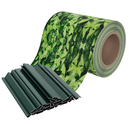 Strisce di pellicola per la privacy in PVC con clip, progettate per creare un rotolo di recinzione per la privacy opaca, adatte per recinzioni a doppio strato, che forniscono protezione per giardini e balconi