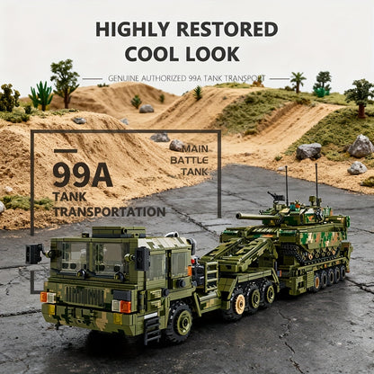 Un set di 2784 pezzi di kit di costruzione di veicolo blindato per personale, set di costruzione blindato militare, modello di blocco di costruzione decorativo MOC, regalo per appassionati, 688003