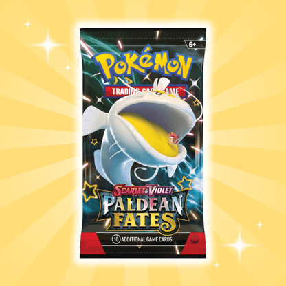 Pokémon TCG – Mazzo Booster Paldean Fates (Inglese) | 1X Mazzo Booster con 10 Carte da Collezione