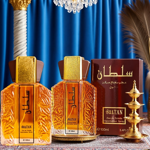 Due Bottiglie da 100ml di Eau De Parfum Unisex della Collezione Arabica - Woody Exotica - Vegan e di Lunga Durata per Uomini e Donne, Perfetto per Ogni Occasione, Ideale come Set Regalo Quotidiano/Festivo per Te e gli Altri
