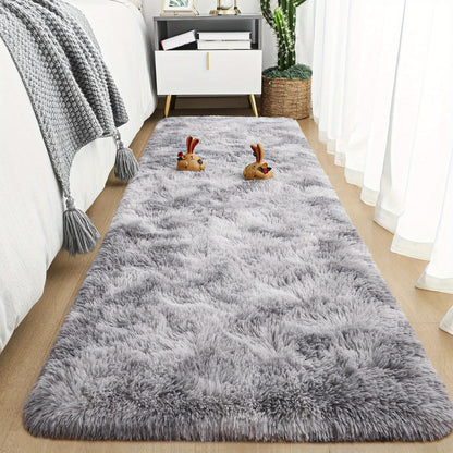 Morbidissimo Tappeto Moderno Grande per Interni, Lussuoso e Morbido per Soggiorno Camera da Letto Dormitorio Decorativo, Antiscivolo Peluche Soffice con Pelo, Comodo Tappetino Accento Pavimento Grigio Chiaro