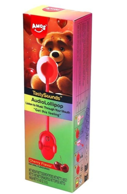 Amos Audio Lollipops | Musica Gustosa Mangiabile in Diverse Fragranze | Sorpresa Dolce con un'Esperienza Unica