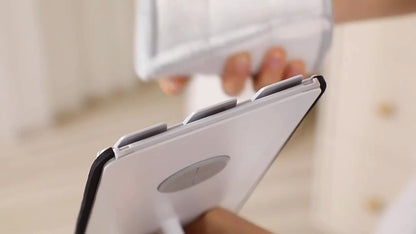 2025 Nuovo Set Secchio Mocio Piatto, Pulizia Pavimenti Senza Mani con Scopa Pigra, Spazio di Stoccaggio per Fessure, Strumenti di Pulizia Domestica, Include Panno di Ricambio, Adatto per Soggiorno, Camera da Letto, Cucina, Bagno, Toilette, Attrezzi e Prod