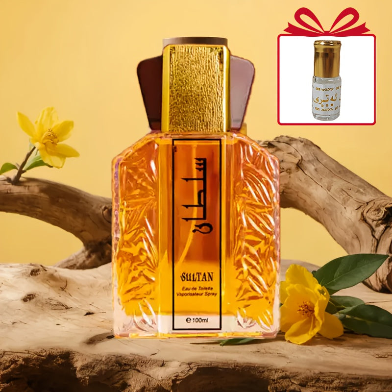 100ml+3ml, Profumo Floreale Legnoso da Uomo, Profumo da Uomo, Profumo Romantico a Lunga Durata, Bellamente Designato, Forma Unica, Regali di Festa, Adatto per il Lavoro Quotidiano
