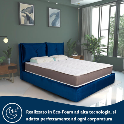 Materasso Matrimoniale Una Piazza e Mezza Singolo 80x190 90x190 90x200 120x190 120x200 140x190 140x200 150x190 150x200 160x190 160x200 180x190 180x200 200x200 Letto Foam King Size
