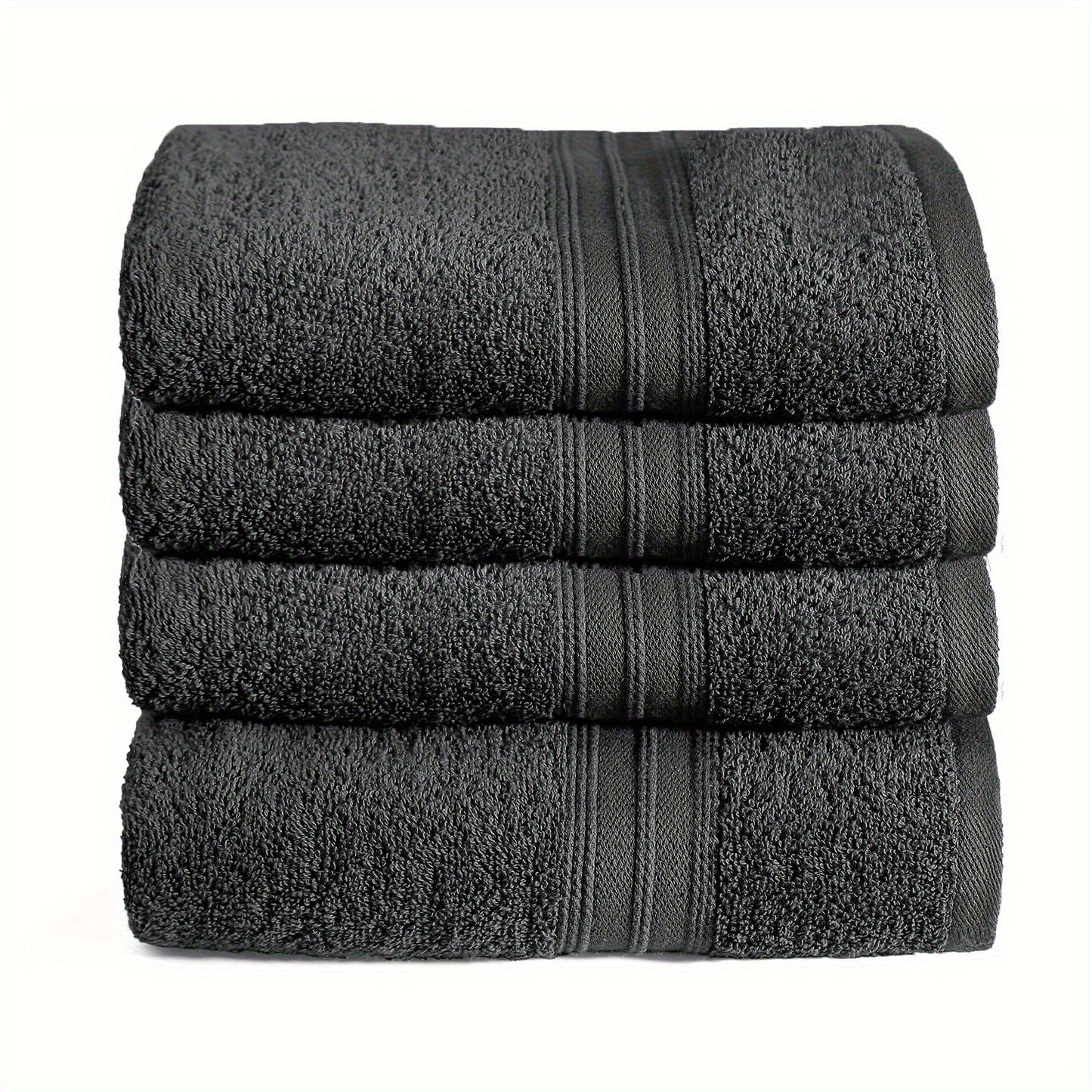 Set di Asciugamani e Tovaglie da Bagno, 4 Pezzi, Qualità Premium, 100% Cotone, 550gsm, Misure: 30×50cm, 50×100cm, 70×140cm, Altamente Assorbenti, Morbidi al Tatto, 9 Colori Disponibili