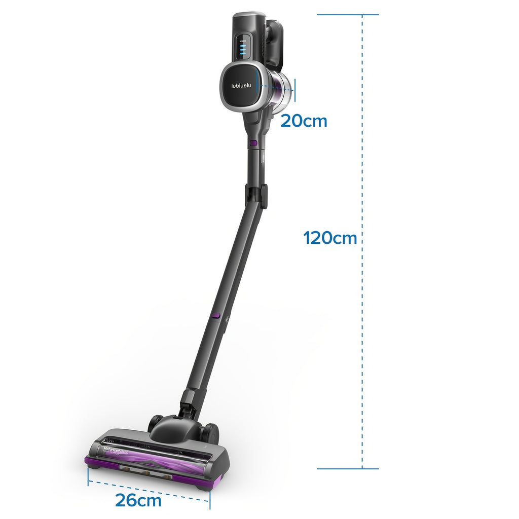 Aspirapolvere a batteria 35KPa, potente e leggero, 6 in 1, per tappeti, pavimenti e peli di animali domestici - Lubluelu P4/202 Aggiornato