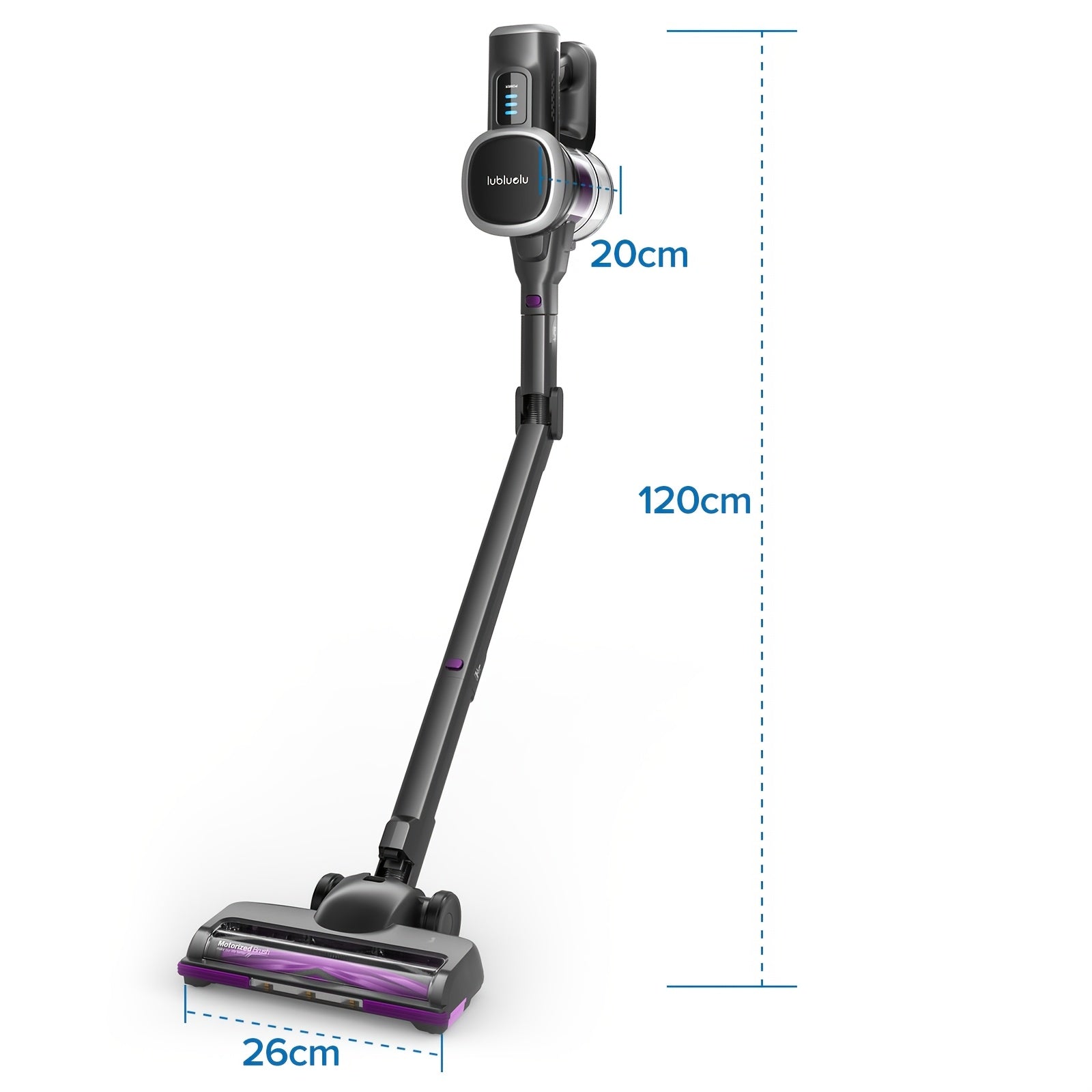 Aspirapolvere a batteria 35KPa, potente e leggero, 6 in 1, per tappeti, pavimenti e peli di animali domestici - Lubluelu P4/202 Aggiornato