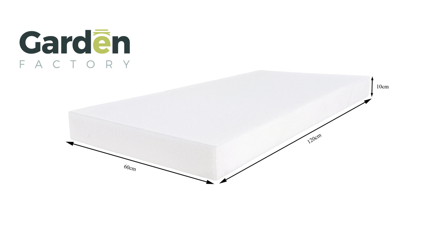Pannello in schiuma 120x80x10cm, 120x60x10cm, 120x40x10cm – Schiuma per imbottitura, tappetino in schiuma densa, cuscino in schiuma per mobili in pallet, materasso, resistente e duraturo, pannello in schiuma
