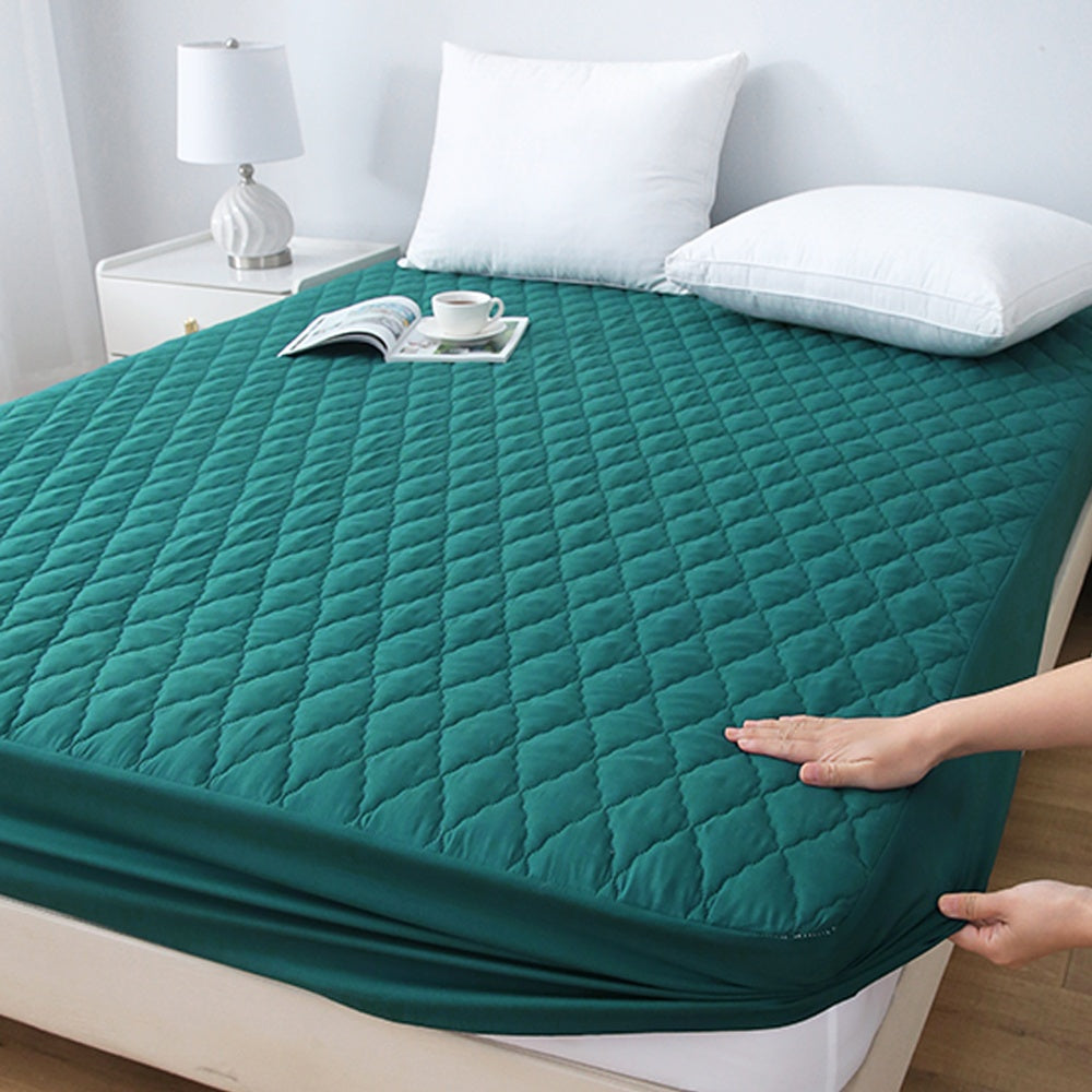 1pz Coprimaterasso Imbottito Spesso e Impermeabile - Coprimaterasso Ultra Morbido e Confortevole, Adatto per Camere da Letto, Dormitori, Decorazioni per la Stanza, Camere degli Ospiti e Hotel (Esclusi i Federe)