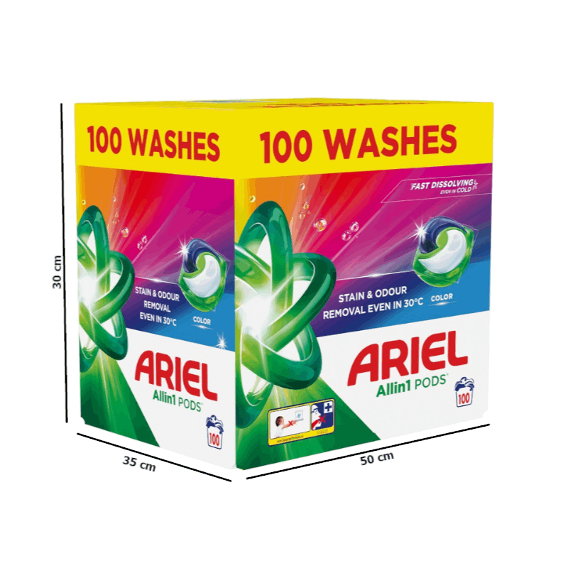 ARIEL All-In-1 PODS Capsule per Bucato 100 Lavaggi