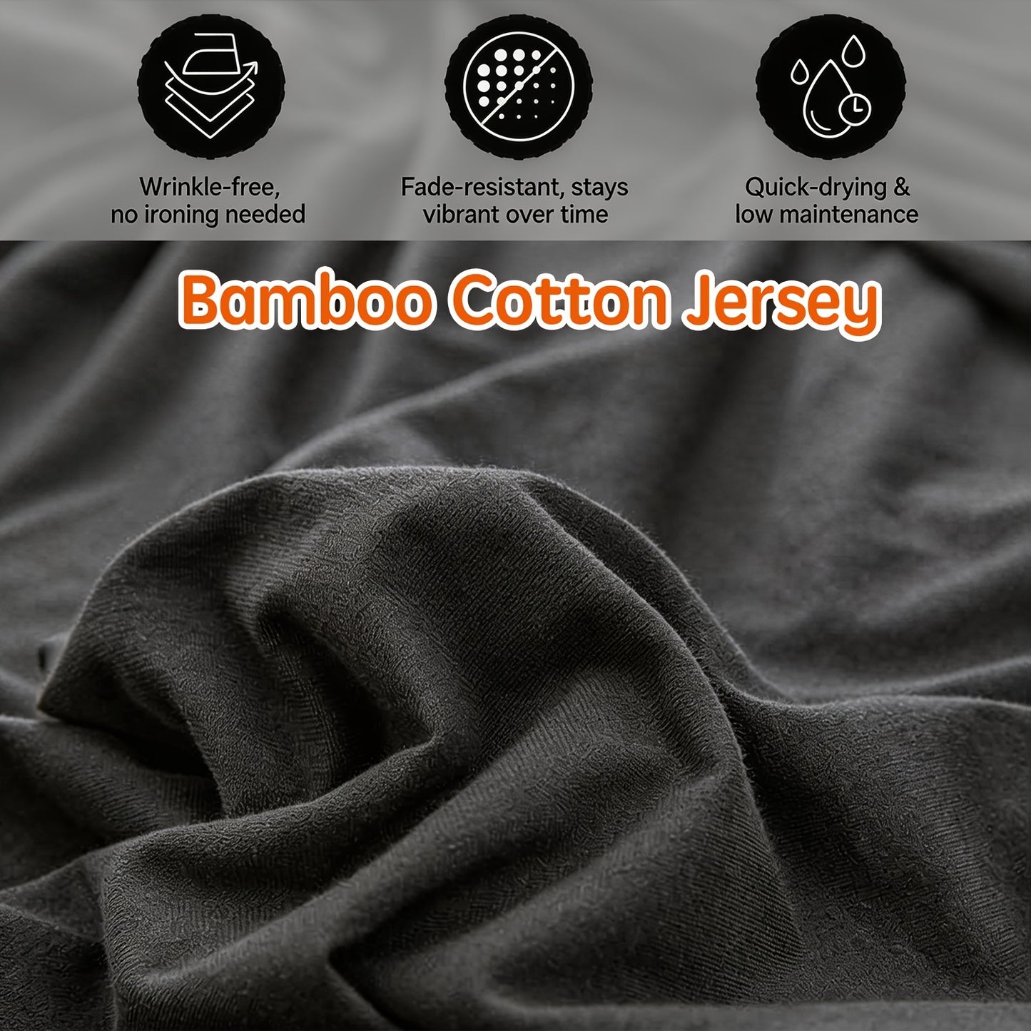 Lenzuolo con angoli elastici 1 pz in jersey di cotone bambù, lenzuolo con angoli elastici in misto cotone jersey, lenzuolo con angoli elastici/coprimaterasso/copriletto con angoli elastici su tutto il perimetro, realizzato in morbido e traspirante materia