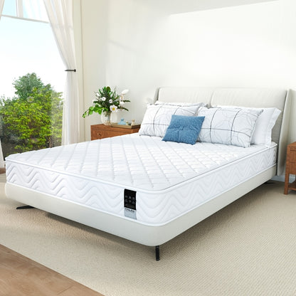 Materasso in Memory Foam e Molla - Singolo/Double (90/140/160*200*18cm) | Spessore Medio-Firmato & Supporto del Sonno a Bobina Aperta | Sollievo dalla Pressione