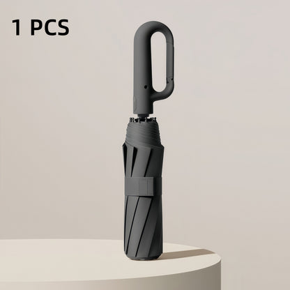 Ombrello pieghevole con fibbia completamente automatica, con protezione solare, specifiche 1 e 2 facoltative, adatto sia per uomini che per donne, ombrello da viaggio, con un diametro di 106 cm/41.2 pollici quando è aperto, robusto e durevole, ombrello di