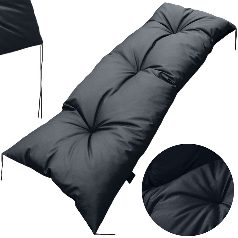 Cuscino da giardino per sedia a dondolo 120X40 cm, materiale impermeabile resistente a tutte le condizioni atmosferiche per terrazza, giardino, soggiorno - Compatibile con sedie, sedie a sdraio, sedie - Facile da pulire, accessori per mobili da esterno, c