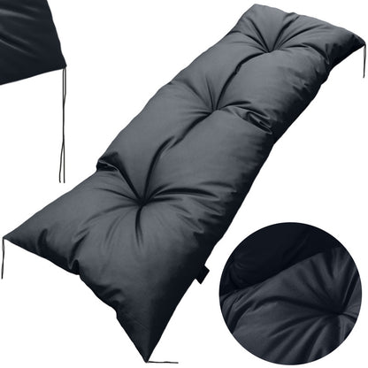 Cuscino da giardino per sedia a dondolo 120X40 cm, materiale impermeabile resistente a tutte le condizioni atmosferiche per terrazza, giardino, soggiorno - Compatibile con sedie, sedie a sdraio, sedie - Facile da pulire, accessori per mobili da esterno, c