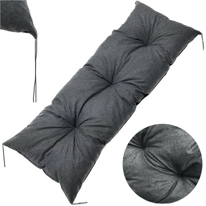 Cuscino da giardino per sedia a dondolo 120X40 cm, materiale impermeabile resistente a tutte le condizioni atmosferiche per terrazza, giardino, soggiorno - Compatibile con sedie, sedie a sdraio, sedie - Facile da pulire, accessori per mobili da esterno, c