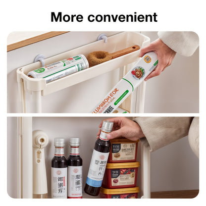 Scaffale da bagno ultra sottile a 8 ripiani, progettato per riporre articoli da toeletta e carta igienica, adatto a vari scenari di stoccaggio in bagno, Ripiani