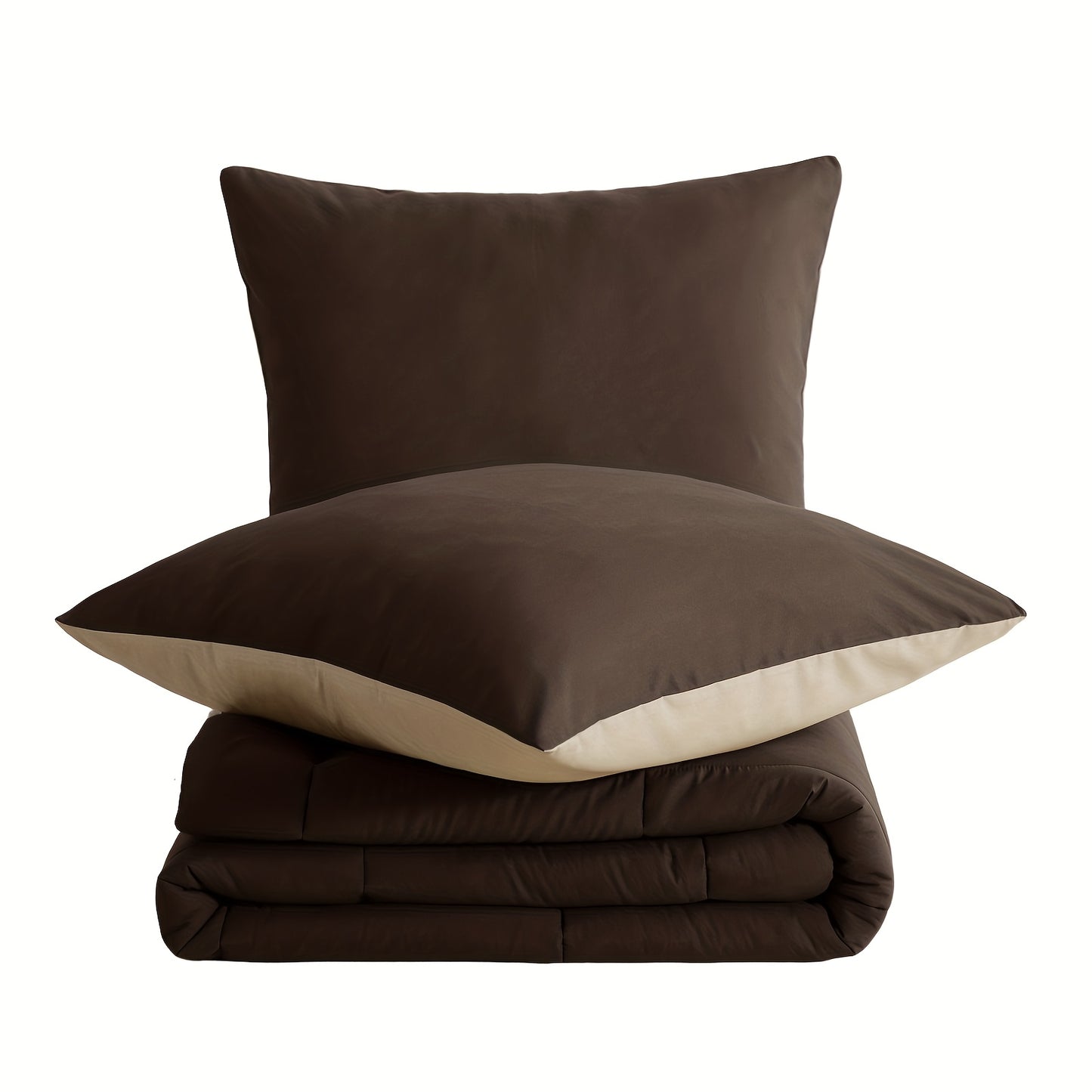 Set copripiumino 2/3 pezzi, trapunta calda e leggera, piumone reversibile con federe 80X80, imbottitura 300GSM, morbido e traspirante, adatto a tutte le stagioni, regalo di Natale per la famiglia