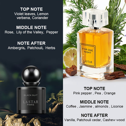 Set da 5 flaconi di profumo da uomo, Muschio classico, Patchouli, Vaniglia, Caffè, Fragranza a lunga durata, Eau de Toilette da uomo, Colonia da uomo, Adatto a molteplici occasioni, Confezionato singolarmente, Regalo per le feste, Festa del papà, Totale 2