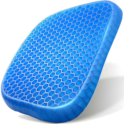 Cuscino Gel Anti Decubito Ergonomico Traspirante Sedute Prolungate, Cuscino in Gel Anti Decubito a Nido D'ape Cuscino per Auto Cuscino Posturale