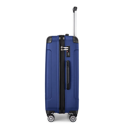 Valigia da imbarco 55x35x20cm a guscio rigido in ABS con trolley da viaggio, bagaglio a mano da cabina, 33L, regalo per Black Friday, Giorno del Ringraziamento, Natale