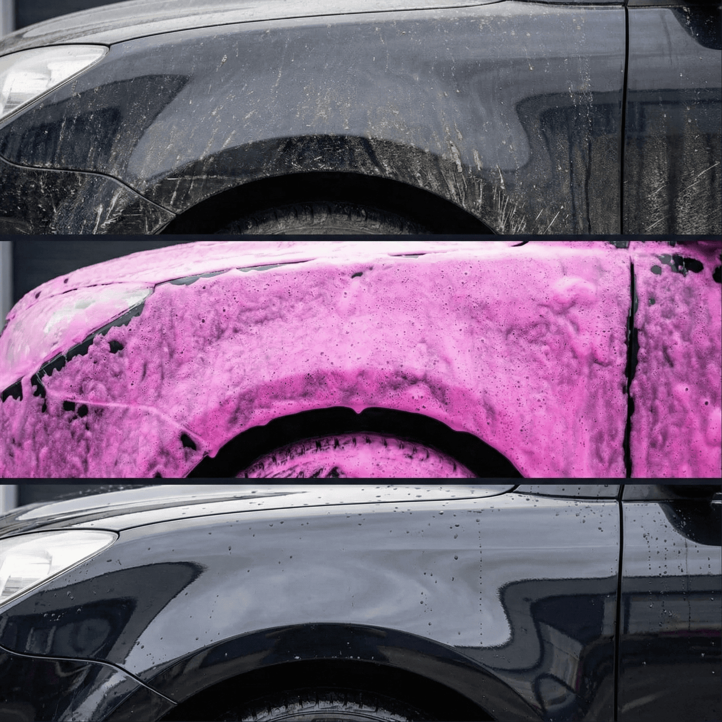 Refresh Cars Pink Foam 500ml - Shampoo Attivo Schiuma Rosa per Prelavaggio e Lavaggio Manuale Auto - Pulizia Profonda
