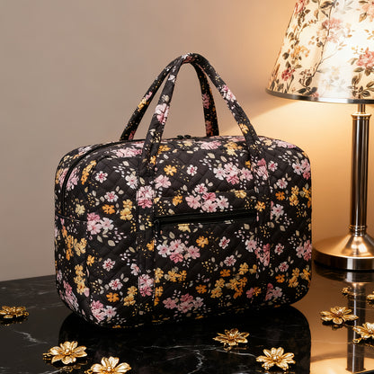 Borsa da Viaggio e Palestra da 25L per Donna - Ispirata ai Fiori di Ciliegio Rosa - Borsa a Mano Leggera e Resistente con Scomparto per Laptop, Multiscomparto, Rosa Pastello/Bianco/Viola per Aereo, Palestra, Weekend, Regalo di Natale