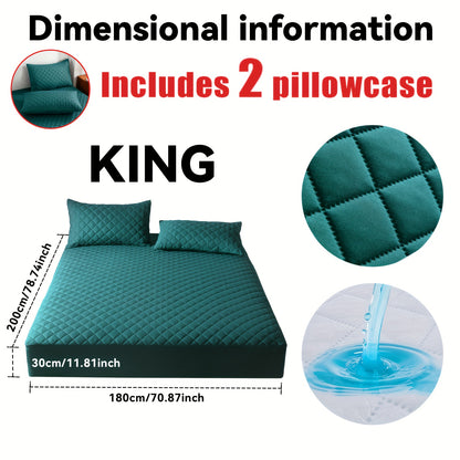 Set di lenzuola con angoli multicolore da 2/3 pezzi, protezione per materasso con lenzuolo con angoli, set completo antiscivolo, ideale per hotel, casa, camera degli ospiti, camera da letto, copertura completa