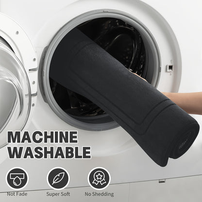 Set di 3 tappeti antiscivolo per bagno, tappetino da bagno ispessito super assorbente, tappetino morbido ad asciugatura rapida, con tappetino per WC a forma di U, tappetino per pavimento del bagno, tappetino da doccia, vasca da bagno, box doccia, accessor