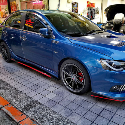 Spoiler laterali universali per tutte le auto, 8 pezzi, asta di estensione, labbro, splitter, paraurti